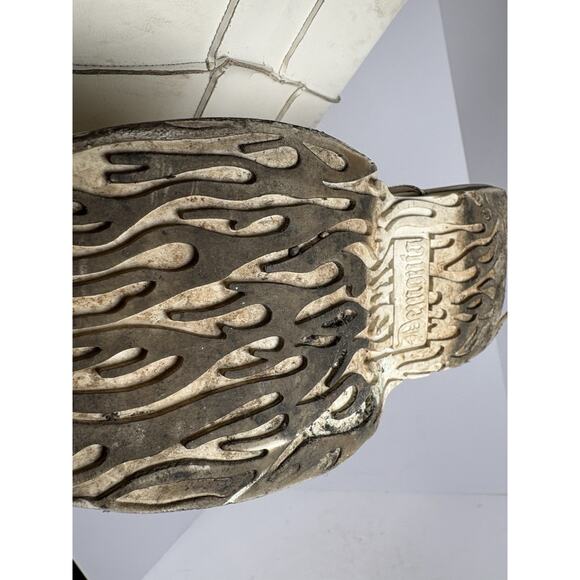 Demonia White Stack-301 knee-high boots Size Men 6 - Picture 8 of 16